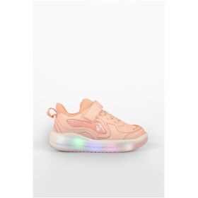 Resim Vicco Disnew Işıklı Kız Bebek Pudra Sneaker Pudra 