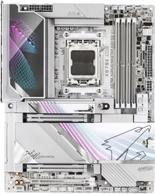 Resim Gigabyte X870e Aorus Master X3d Ice Wıfı-7 Am5 Ddr5 9000mhz Oc Aaaa11gıg0051 