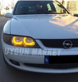 Resim Opel Vectra B Kasa L Tipi Angel Halka Turuncu 4 Adet , Far İçi 