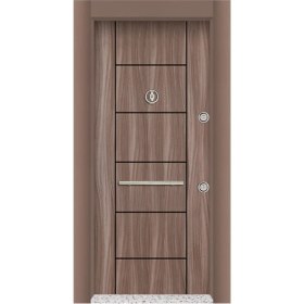 Resim Mono Çelik Kapı MN-1827 Daire Giriş Kapısı Çelik Kapı 