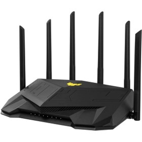 Resim Tuf-ax5400 Wıfı6 Dualband-gaming Mesh-aiprotection-torrent-bulu-dlna-4g-vpn-router-access Point 