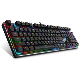 Resim Rapoo V700RGB RGB Backlit Mekanik Gaming Klavye Us Black 