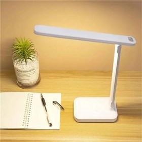 Resim Badem10 5 Adet Şarjlı Masa Lambası 3 Renk Dokunmatik Telefon Standlı Çalışma Okuma Işığı Gece Lambası 9w 