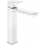 Resim Eca Tıera Yüksek Tip Lavabo Bataryası (Beyaz) 