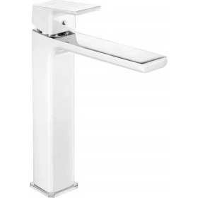 Resim Eca Tıera Yüksek Tip Lavabo Bataryası (Beyaz) 