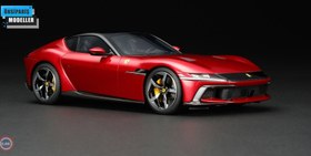 Resim 1:18 Amalgam 2024 Ferrari 12 Cilindri - Rosso Imola Red 