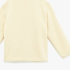 Resim Erkek Bebek Uzun Kollu Cepli Dik Yaka Fermuarlı Polar Sweatshirt 
