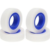 Resim Xiyyadms Scx10, Wraith, Capra, Traxxas Trax4 İçin 130mm Çift Katmanlı Yumuşak Tpe Köpük İç Lastik Takımı Mavi 