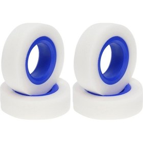 Resim Xiyyadms Scx10, Wraith, Capra, Traxxas Trax4 İçin 130mm Çift Katmanlı Yumuşak Tpe Köpük İç Lastik Takımı Mavi 