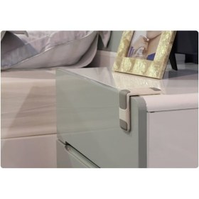 Resim Çift Emniyetli Çekmece Kilidi- Gri 