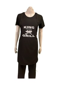 Resim Sevgili Mutfak Önlüğü Kombini Siyah 