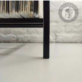 Resim MERZANA Metal Plaklık, Dergilik, Kitaplık, Plak Organizer 