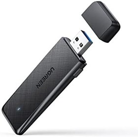 Resim Ugreen AC1300 USB 3.0 1300Mbps 2.4/5Ghz Wi-Fi Kablosuz Alıcı Ağ Adaptörü 