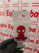 Resim Örümcek Adam Mini Boy 5x7 Cm Renkli Baskı Sticker Çok Renkli 