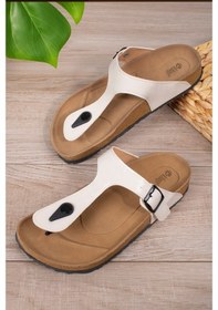 Resim Khayt Star Anatomik Ortopedik Parmak Arası Günlük Kadın Terlik (553736839) 