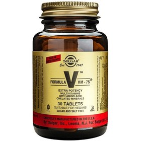Resim Solgar VM 75 Multivitamin 30 Tablet 