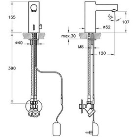 Resim Artema Aquasee Nature A47100Sta Temassız Lavabo Bataryası Krom 