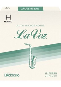 Resim D'addario Rjc10hd La Voz Alto Saksafon Kamışı Hard Sertlik Profesyonel/caz - 10'lu Paket Güçlü Ses Projeksiyonu Ve Sert Ton Karakteri 