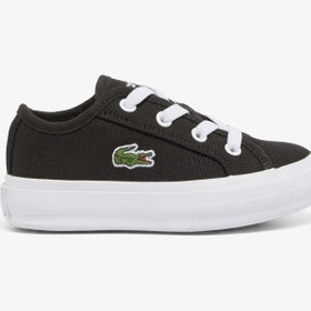 Resim Lacoste Backcourt Bebek Siyah Spor Ayakkabı 