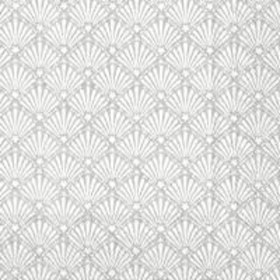 Resim Beyaz Gümüş Desenli Yemek Peçetesi 