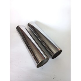Resim Egzozcum 51 Mm. Düz Nikelaj Boru Egzoz Eksoz Çıkışı 