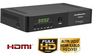 Resim Goldmaster Victor Hd Pvr Dijital Uydu Alıcısı 