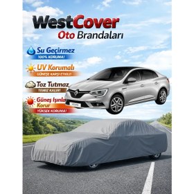 Resim WestCover Renault Megane 4 Sedan Uyumlu Oto Branda,su Geçirmez Çadır,araba Brandası 