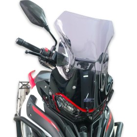 Resim GP Kompozit Benelli TRK 702 X 2024 Uyumlu Ön Cam Şeffaf 53 cm 
