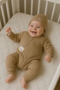 Resim Cherub Baby Fitilli Kumaş Kruvaze Kuş Nakışlı Kız Bebek Tulum 