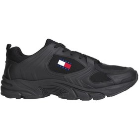 Resim Tommy Hilfiger Erkek Siyah Erkek Spor Ayakkabı Em0em01013bds-siyah 
