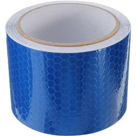 Resim Mavi 3m X 50mm Yüksek Yoğunluklu Güvenlik Yansıtıcı Bant Kendinden Yapışkanlı Güvenlik Aracı 