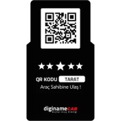Resim Dijiname Qr Numaratik Yeni Nesil Dijital Araç Kimliği 2 Adet 