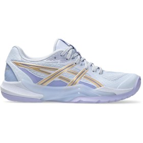 Resim Asics POWERBREAK FF Kadın Cobalt Burst/Illuminate Green Voleybol Ayakkabısı 1072A104-401 