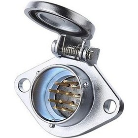 Resim Ya-20-c12sx-03-201 12-pin Su Geçirmez Konnektör - Erkek 