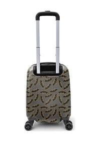 Resim Coral High Kids Koyu Gri Hardal Yarasa Desenli Çocuk Valizi 16740 