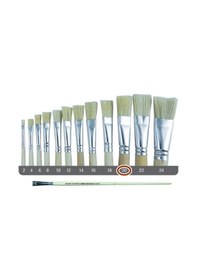 Resim Fanart Sert Kıl Yassı Fırça 258 No:20 Uzun Sap - 2 Adet 