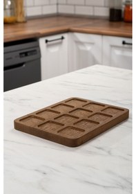 Resim Mienda Home 12 Bölmeli Ahşap Baharatlık Standı Ahşap 