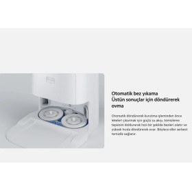 Resim Xiaomi Istasyonlu Robot Süpürge Lds Lazer Navigasyon X10+ Yedek Temizlik Seti-Otomatik Yıkama Temizlenme 