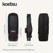 Resim Maxaccess Koetsu Siyah Şnorkel Seti Yeni Başlayan Ve Orta Seviye Dalgıçlar İçin Taşınabilir Ekipman Siyah 