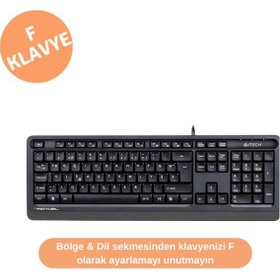 Resim A4TECH FK10 Kablolu USB F Tr  Multimedya Klavye 