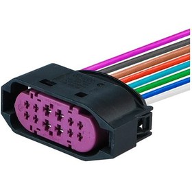 Resim Far Soketi 12 Pin Kablolu 