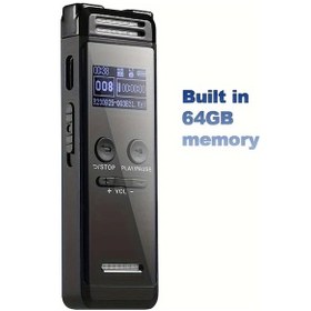 Resim Lumaworld D01 Ses Kayıt Cihazı Mini Ses Kaydedici Gürültü Azaltma Mp3 Oynatma Sesle Aktif Ders Toplantı 
