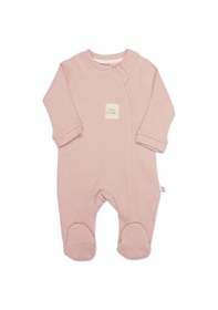 Resim Bistyle Style Natural Fermuarlı Bebe Tulum 15115 Pembe Açık Pembe 