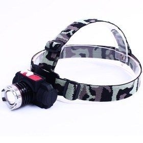 Resim Watton Wt-122 Profesyonel Şarjlı Kafa Feneri Siyah 