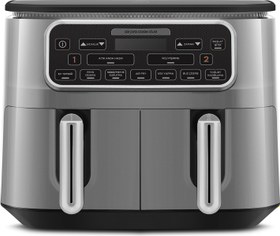 Resim Karaca Air Pro Cook Duo Ev Yemeği XXXL 8 Litre Airfryer Cool Gray 8 Kişilik 