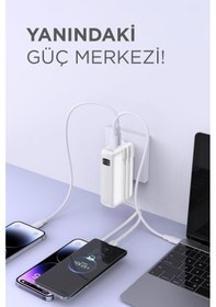 Resim Torima TRM-1027 20000 mAh Hızlı Şarj Dijital Göstergeli Powerbank Beyaz 