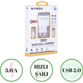 Resim Syrox Lg G7+ Thinq Hızlı Şarj Aleti Type C 18w 3a Şarj Set Type-c_q32 