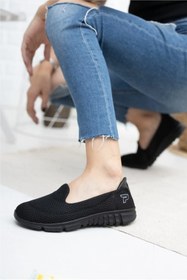 Resim BLACK SHOES Kadın Ortapedik Ayakkabı,günlük Klasik Spor,rahat ,memory Hafif Taban,anne Babet 