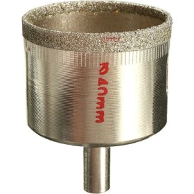 Resim Mermer Granit Fayans Cam Yuvarlak Delme Panç Elmas Uç Yuvarlak Açma Matkap Için Karot 4cm (40MM) 