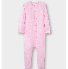 Resim Defacto Kız Bebek Yenidoğan Triko Uzun Kollu Tulum F3225a525wnpn364 Pembe 